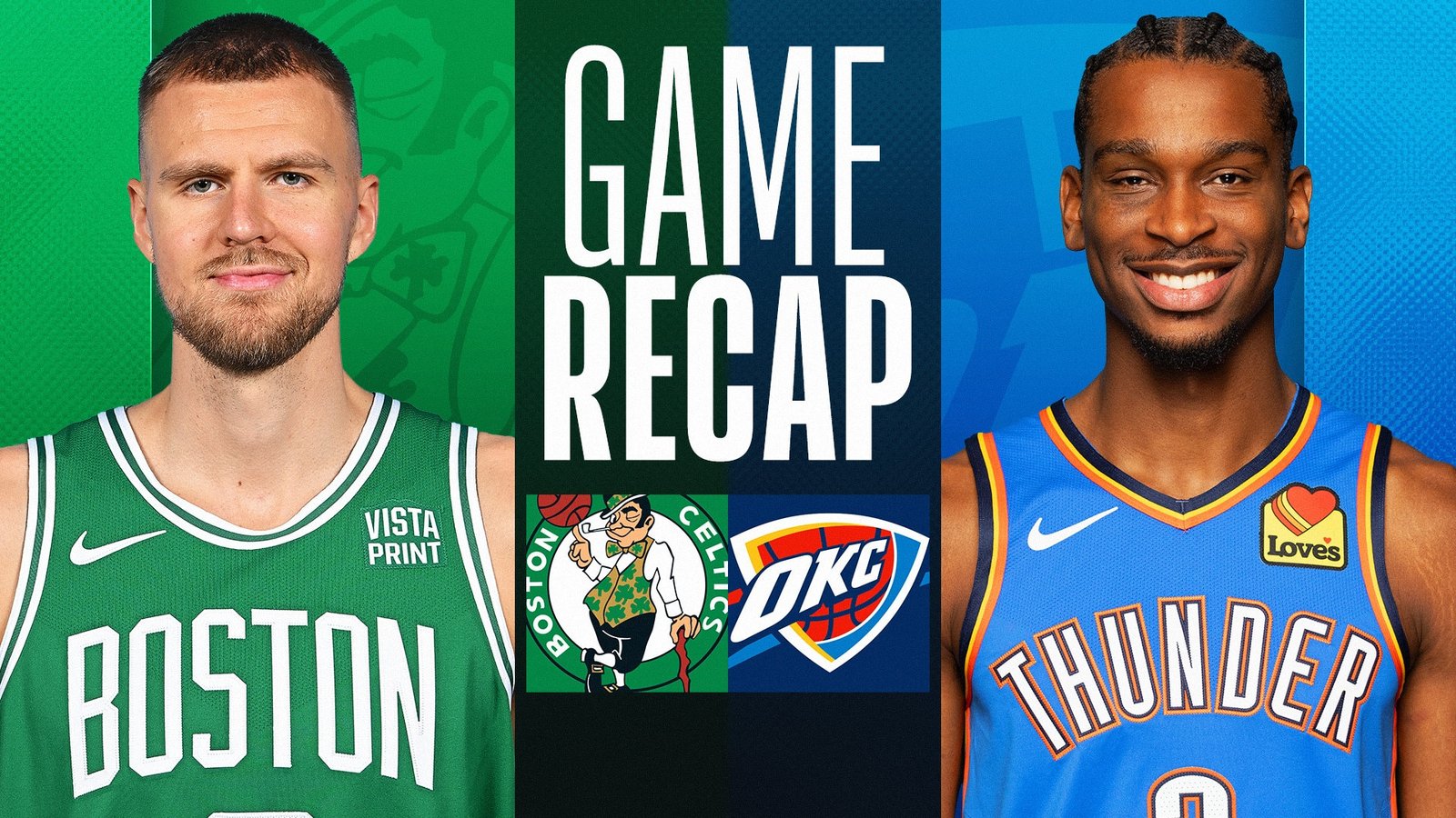 boston celtics vs okc thunder match player stats