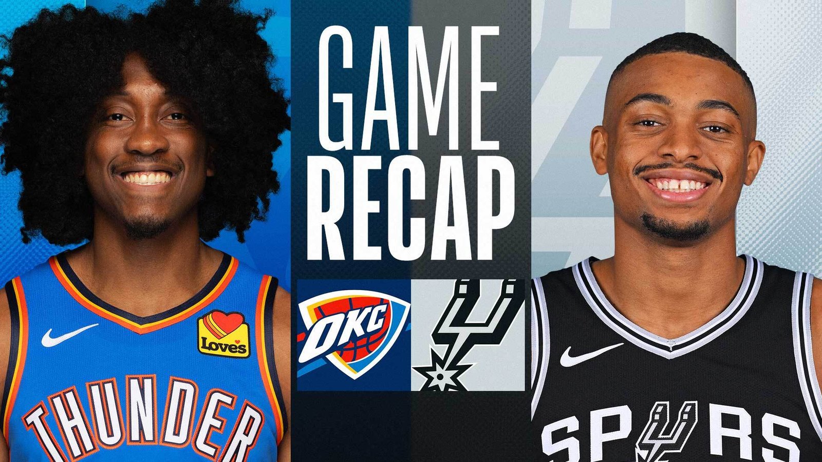 san antonio spurs vs okc thunder match player stats